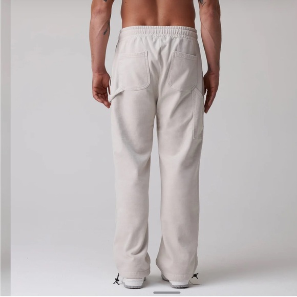Talentless Men's Carpenter Sweatpants - Cream/ Cement - Picture 2 of 8